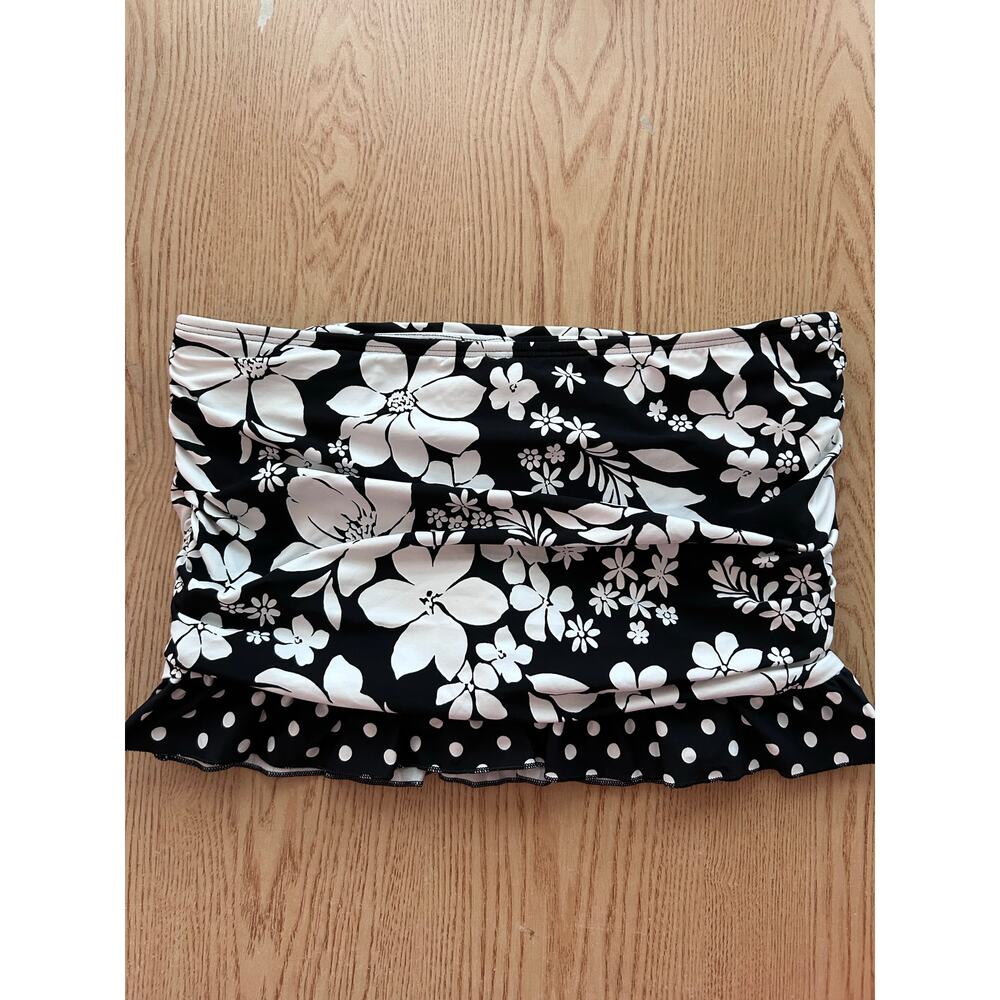 B24 Women’s Athena Swimsuit Skirt Inside Brief Tropical🌴Floral🌺Print size 10